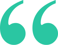 Teal Quote Mark